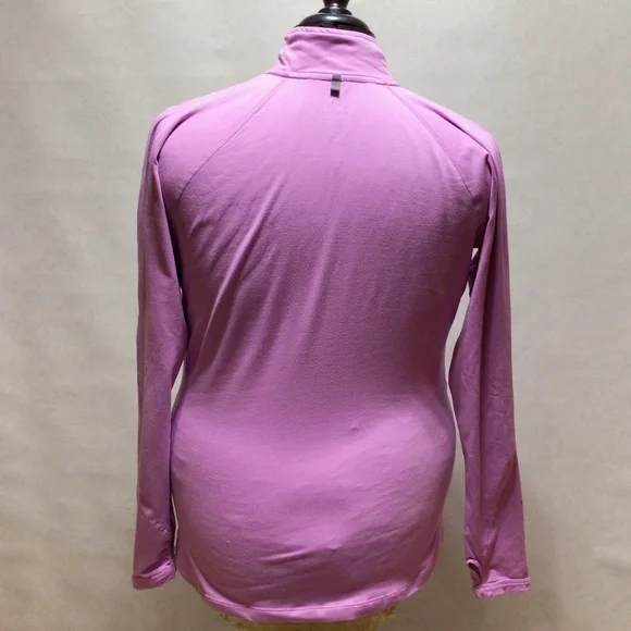Nike Dri-Fit Lavender Long Sleeve Shirt, Size Large - Picture 4 of 12